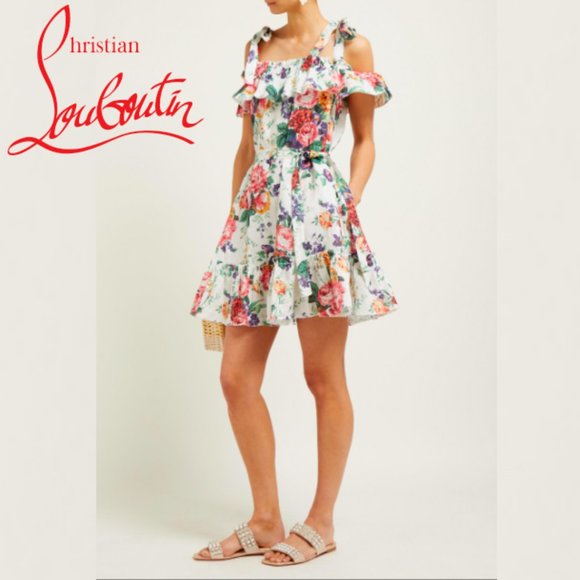 Christian Louboutin Myriadiam Studded Sandals Flat - Picture 2 of 9